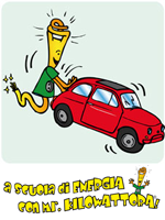 Mr kilowattora e l’auto