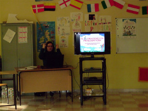Progetto riciclo Affi scuola primaria lezione in classe